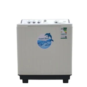 فريش غسالة ملابس حوضين 10 كيلو 4 مفاتيح تحكم - أبيض - FREWM-10K